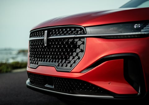 The sleek grille of a 2024 Lincoln Nautilus® SUV with the available Jet Appearance Package makes a bold statement. | Zeigler Lincoln of Kalamazoo in Kalamazoo MI