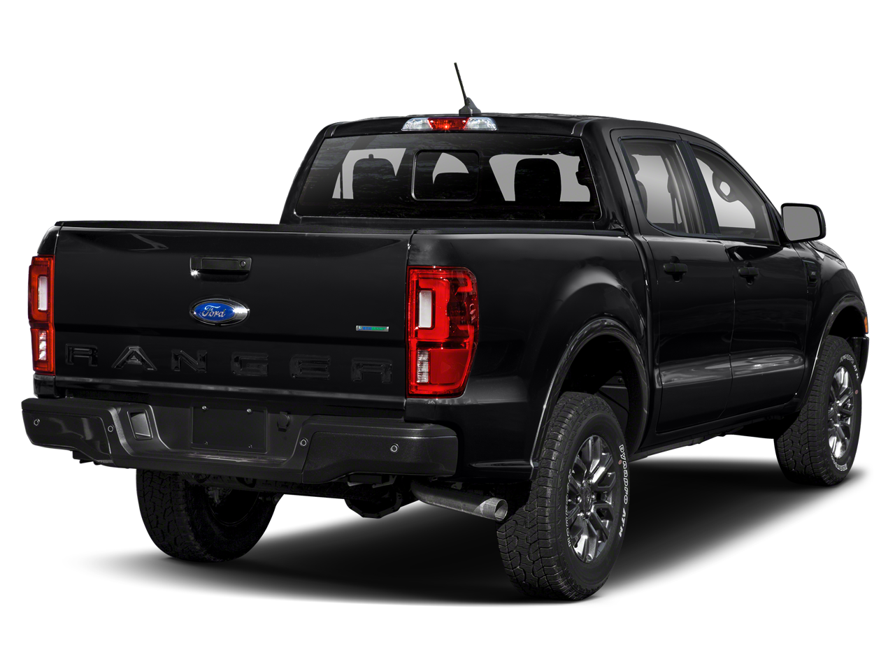 2021 Ford Ranger Lariat FX4 Off-Road Package RUNNING BOARDS-5" RECT-BLACK