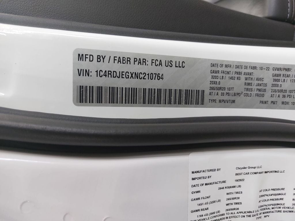 2022 Dodge Durango Citadel