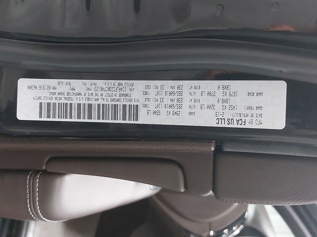 2019 Jeep Grand Cherokee Overland