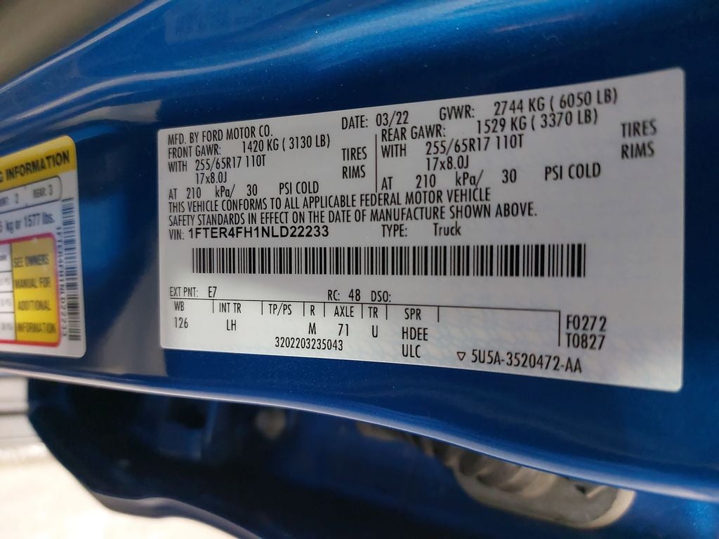 2022 Ford Ranger XLT