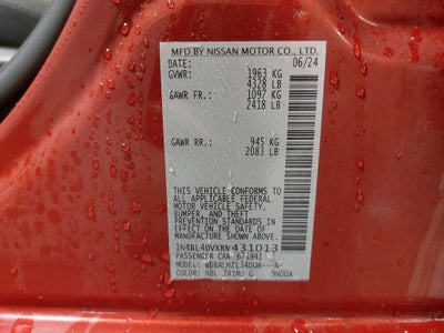 2024 Nissan Altima 2.5 SV