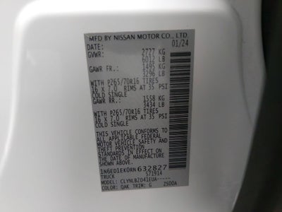 2024 Nissan Frontier SV