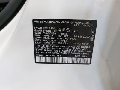 2025 Volkswagen Atlas 2.0T SE w/Technology