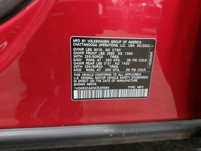 2022 Volkswagen Atlas 3.6L V6 SE w/Technology