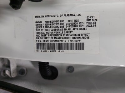 2021 Honda Pilot Special Edition