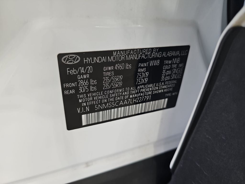 2020 Hyundai Santa Fe Limited