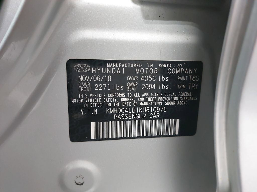 2019 Hyundai Elantra Sport