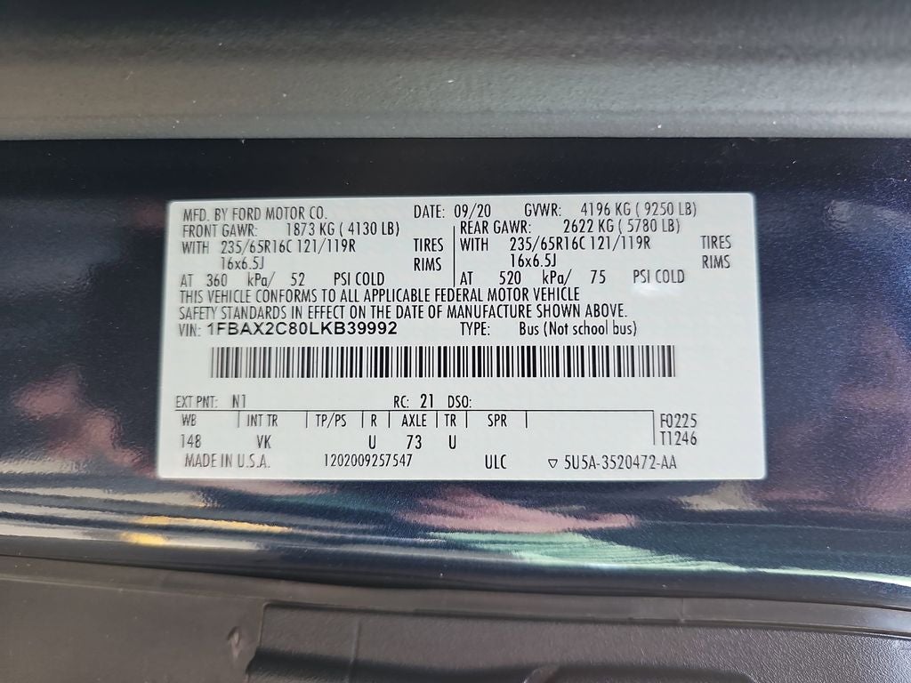 2020 Ford Transit-350 XL