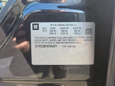 2013 Chevrolet Cruze 1LT