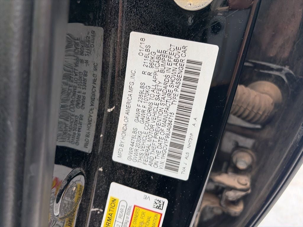 2018 Honda Accord Touring