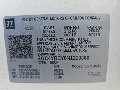 2022 Chevrolet Silverado 2500HD High Country