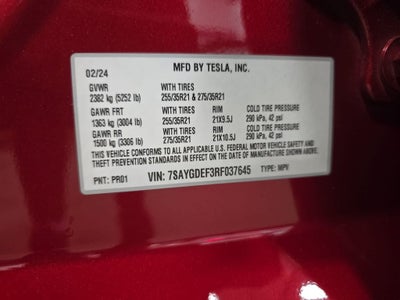 2024 Tesla Model Y Performance