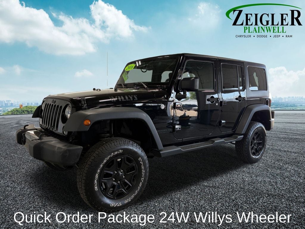 2016 Jeep Wrangler Unlimited Willys Connectivity Group