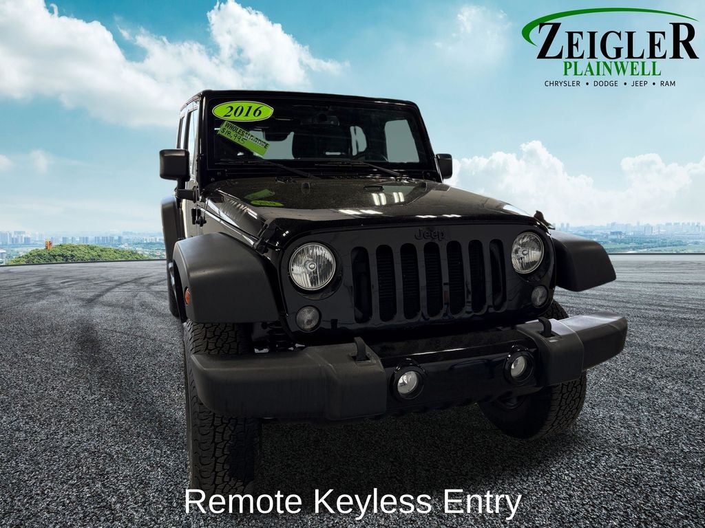 2016 Jeep Wrangler Unlimited Willys Connectivity Group