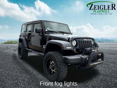 2014 Jeep Wrangler Unlimited Sport Black 3-Piece Hard Top