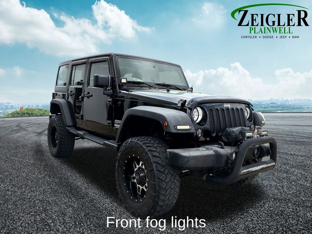 2014 Jeep Wrangler Unlimited Sport Black 3-Piece Hard Top