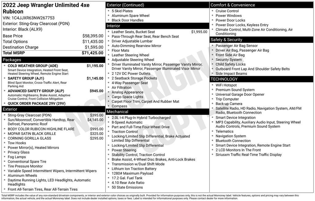 2022 Jeep Wrangler Unlimited Rubicon 4xe