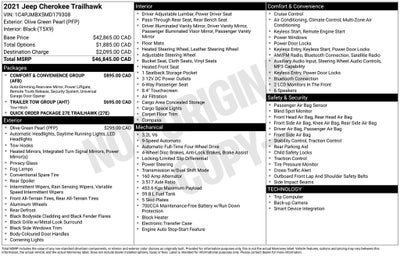 2021 Jeep Cherokee Trailhawk
