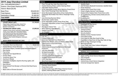 2019 Jeep Cherokee Limited