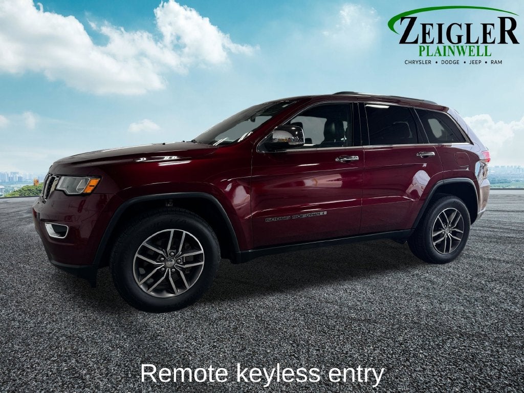 2017 Jeep Grand Cherokee Limited Power Sunroof