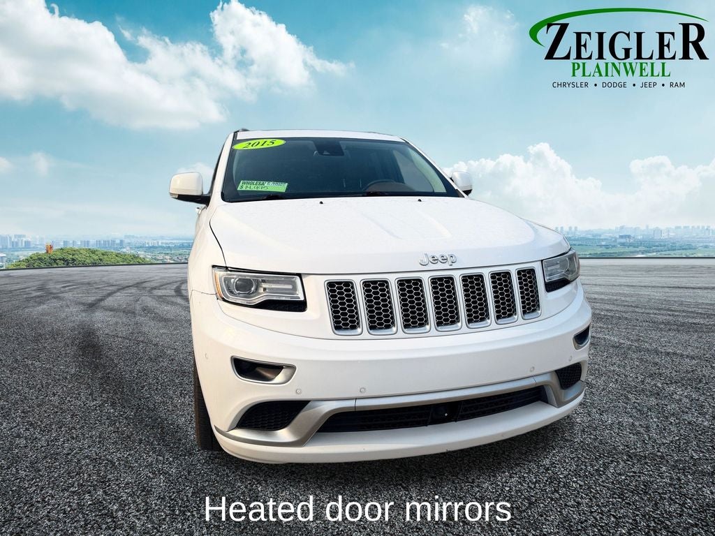 2015 Jeep Grand Cherokee Summit Power moonroof
