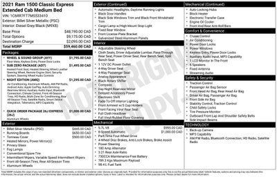 2021 RAM 1500 Classic Express