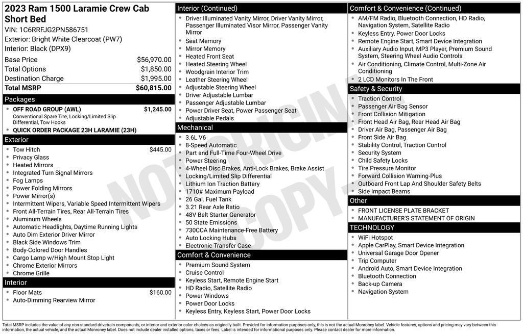 2023 RAM 1500 Laramie