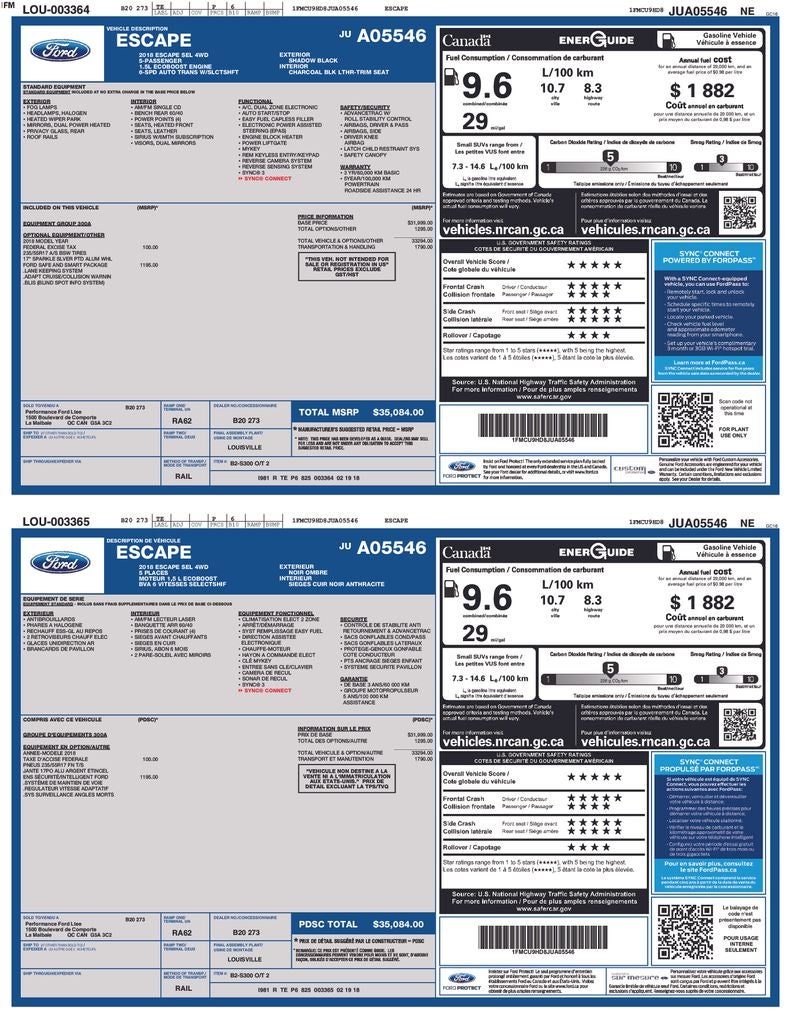 2018 Ford Escape SEL