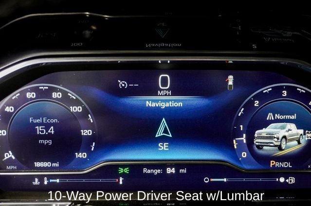 2025 Chevrolet Silverado 1500 LT 12.3" Multicolor Reconfigurable Digital Display &