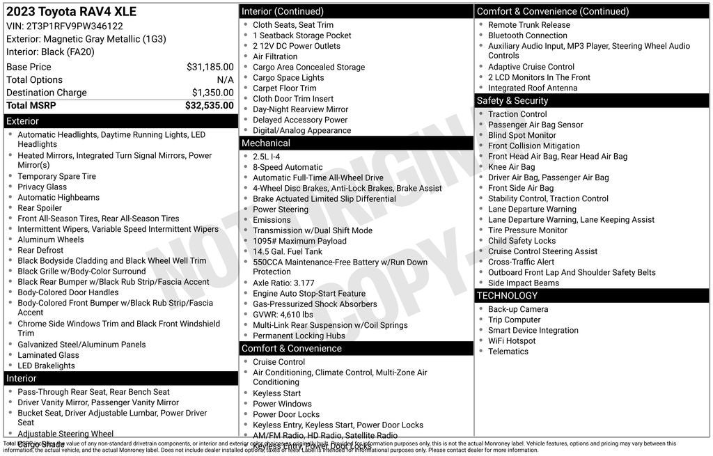 2023 Toyota RAV4 XLE