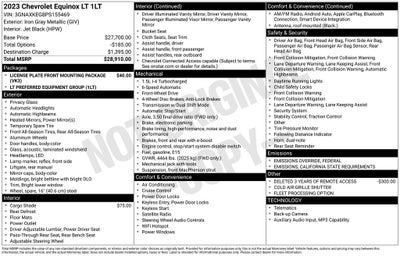 2023 Chevrolet Equinox LT Wireless Apple CarPlay/Wireless Android Auto