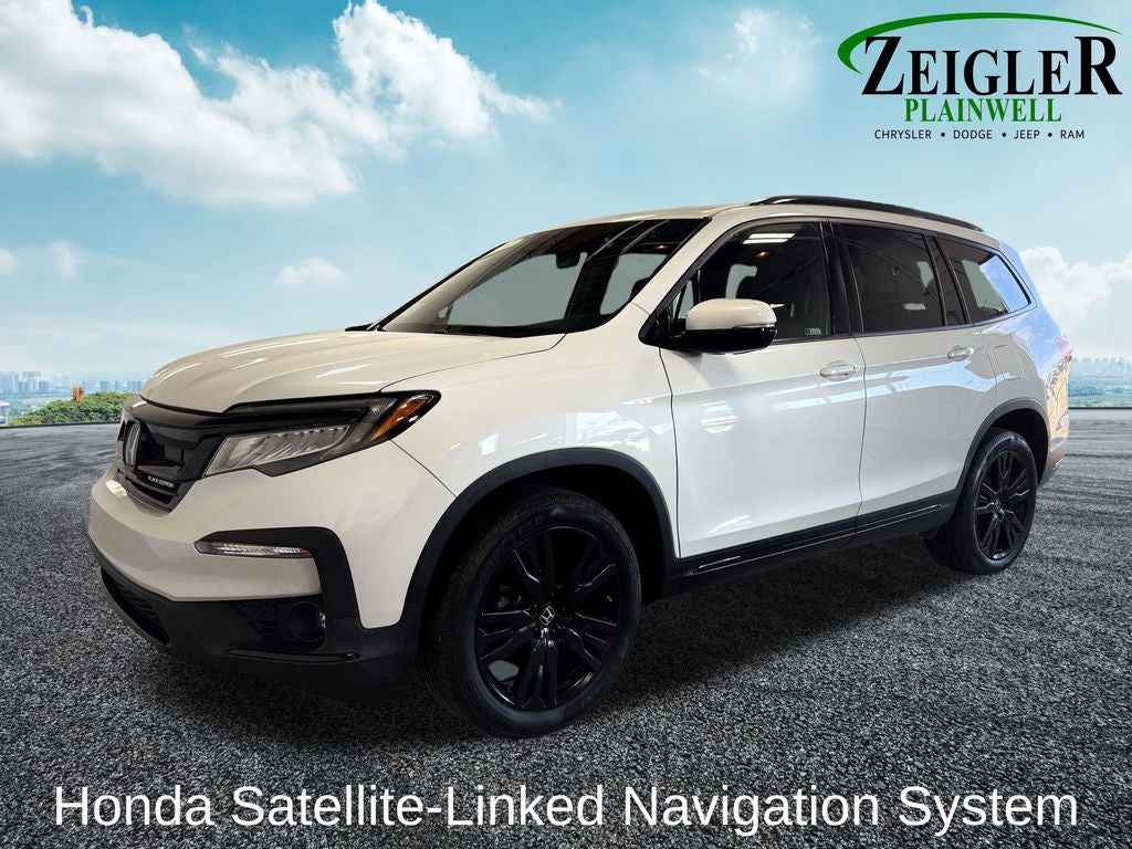 2021 Honda Pilot Black Edition Navigation system: Honda Satellite-Linked Navigati