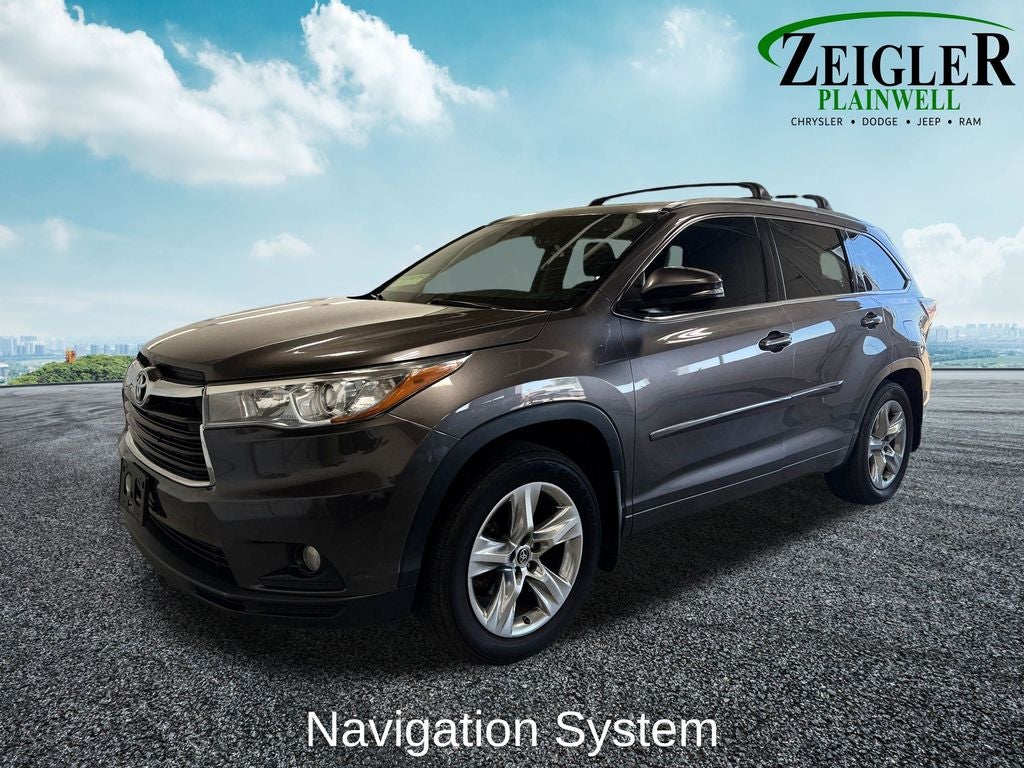 2016 Toyota Highlander Limited Navigation System