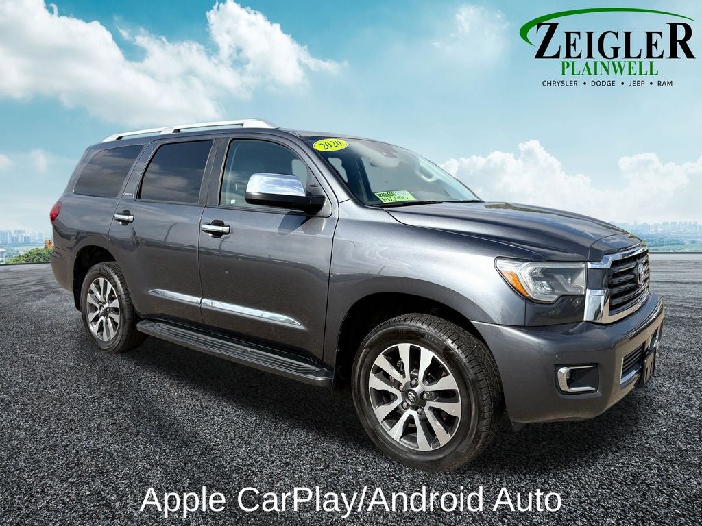 2020 Toyota Sequoia Limited Power moonroof