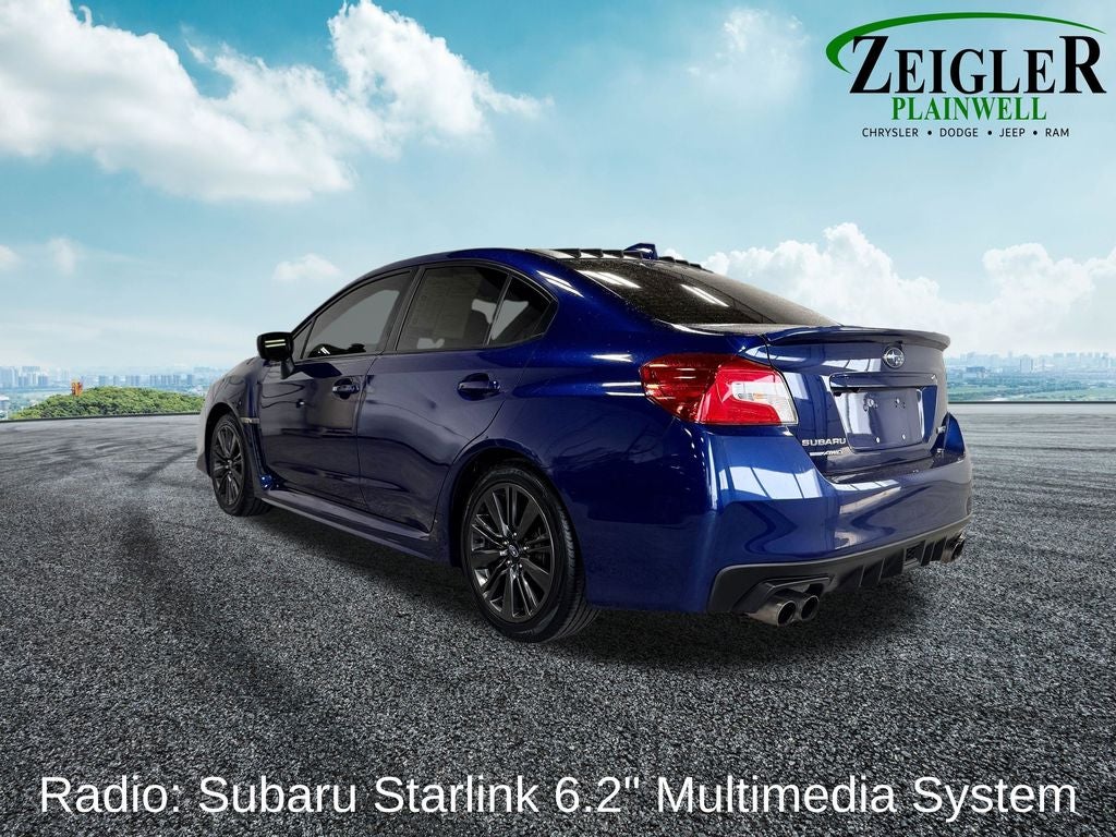 2017 Subaru WRX Base Exterior Parking Camera Rear