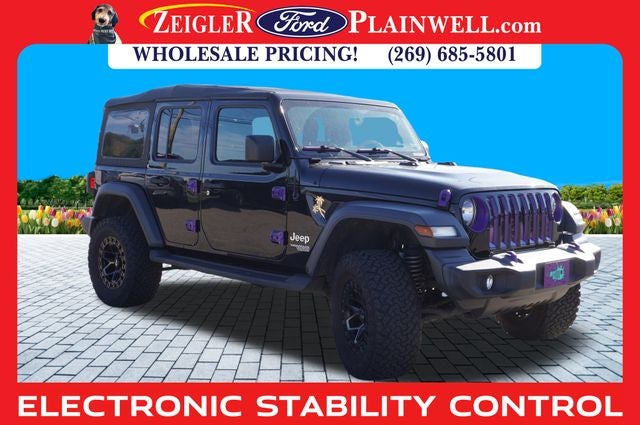 2018 Jeep Wrangler Unlimited Sport S V6 4 DOOR LIFT KIT CUSTOM WHEELS TIRES