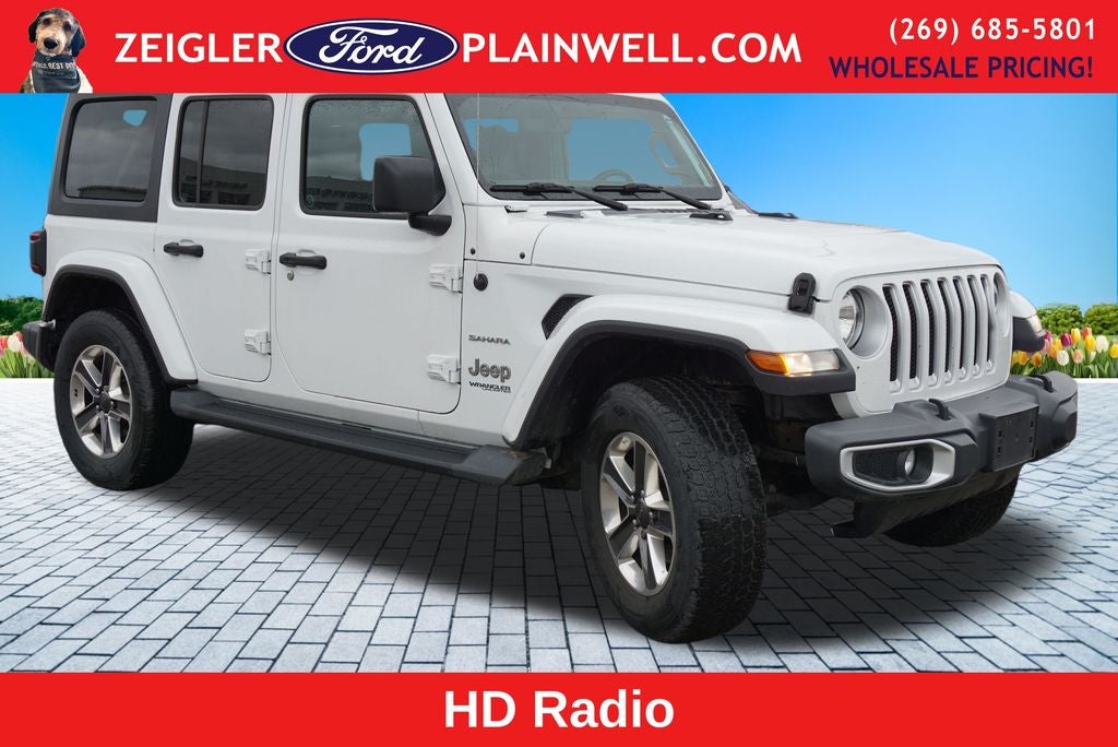 2020 Jeep Wrangler Unlimited Sahara V6 Heated Leather Navigation Rear Camera Hard Top