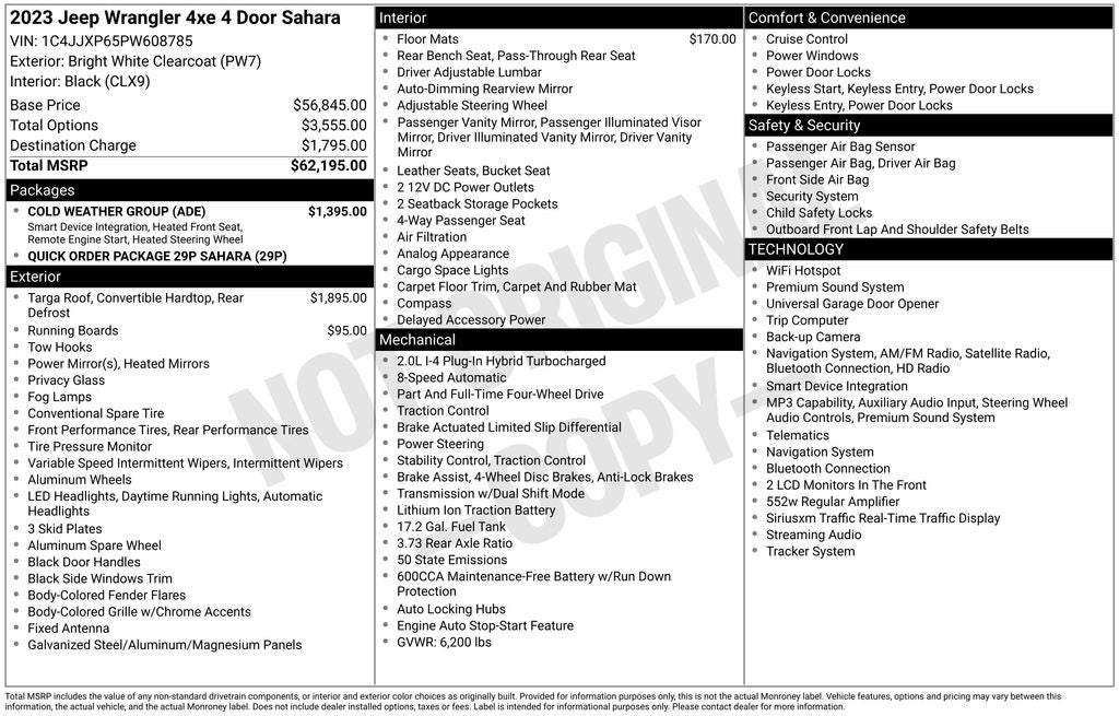 2023 Jeep Wrangler Sahara 4xe