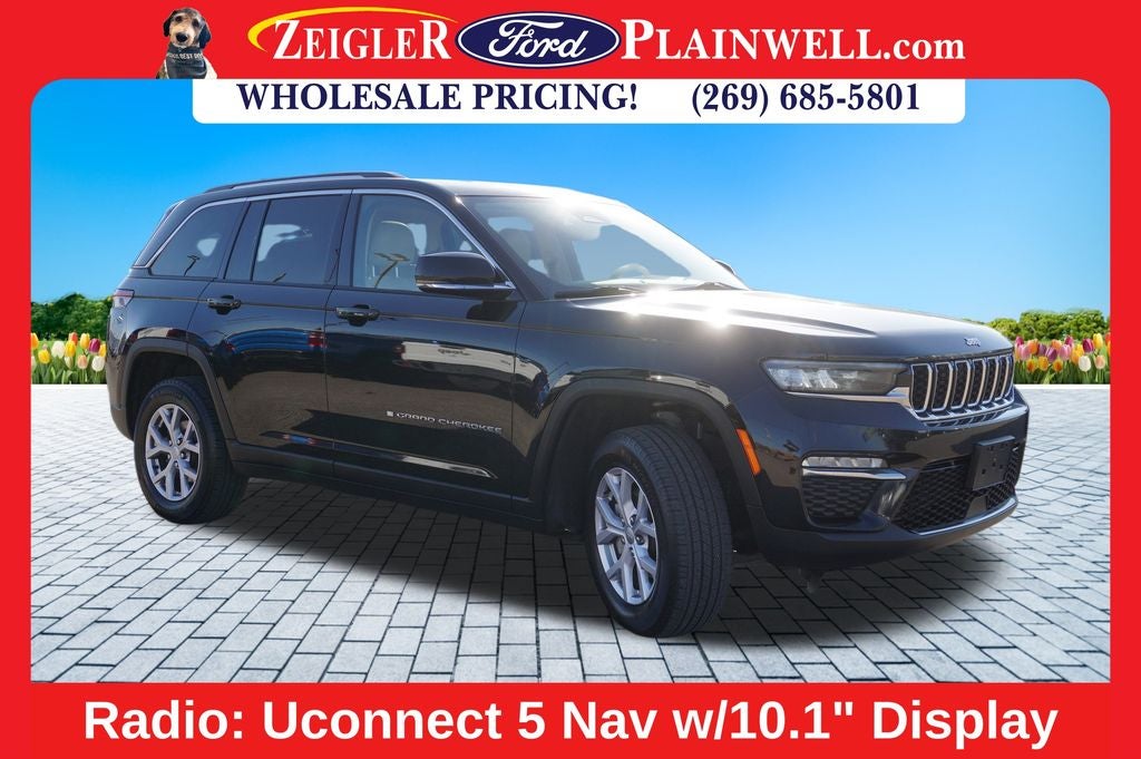 2022 Jeep Grand Cherokee Limited 4X4 PANORAMIC ROOF HEATED LEATHER NAV