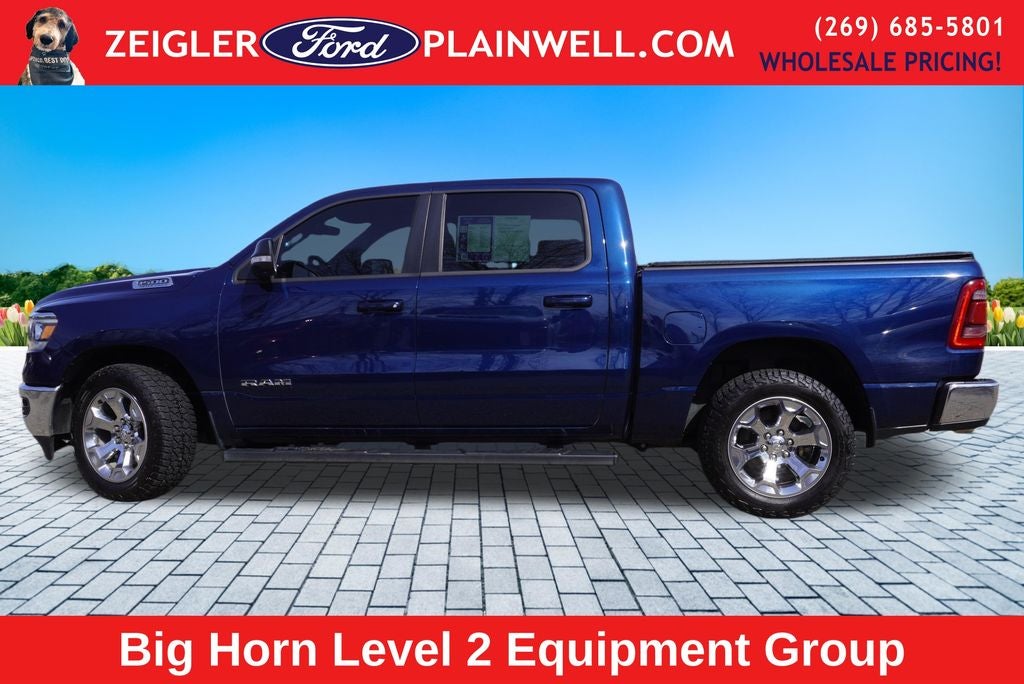 2022 RAM 1500 Big Horn/Lone Star CREW CAB 4X4 NAVI 5.7L HEMI V8 HEATED SEATS REAR