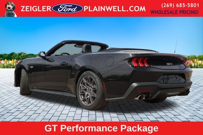 2025 Ford Mustang GT Premium CONVERTIBLE GT PERFORMANCE ACTIVE EXAUST MAGNARIDE