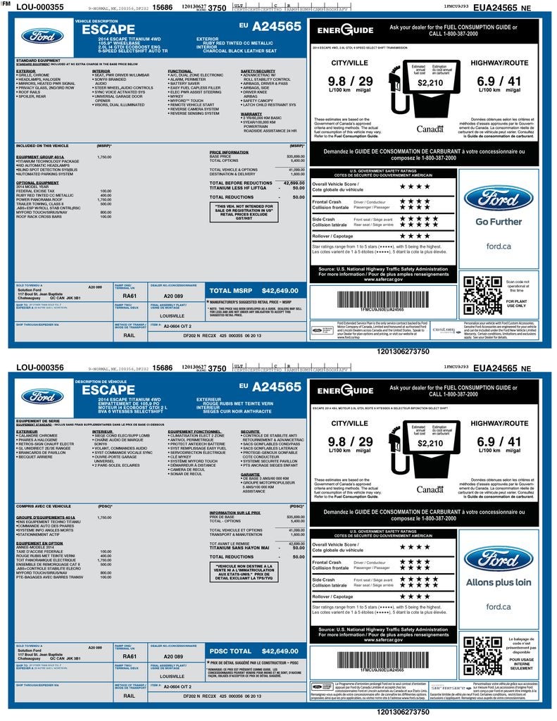 2014 Ford Escape Titanium