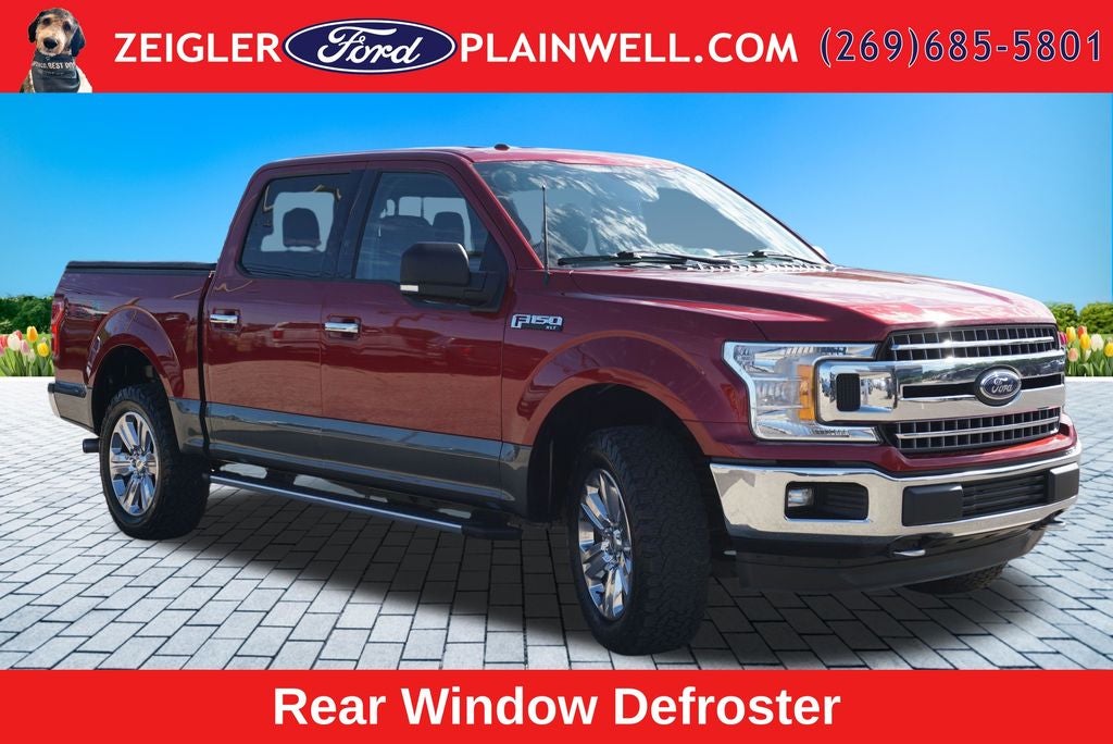 2018 Ford F-150 XLT CREW CAB 4X4 5.0L V8 TOW PKG HEATED SEATS