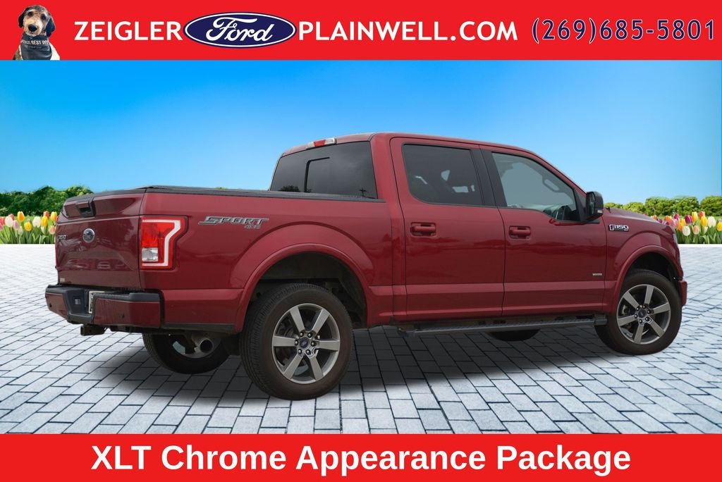 2016 Ford F-150 XLT Sport Appearance Pkg Panoramic Roof 4x4 3.5L Eco