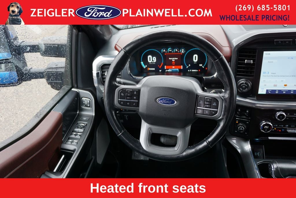 2021 Ford F-150 Lariat FX4 Heated Cooled Leather Nav 360 Camera Trailer T