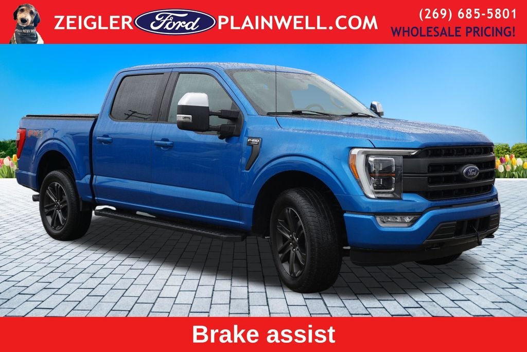 2021 Ford F-150 Lariat FX4 Heated Cooled Leather Nav 360 Camera Trailer T