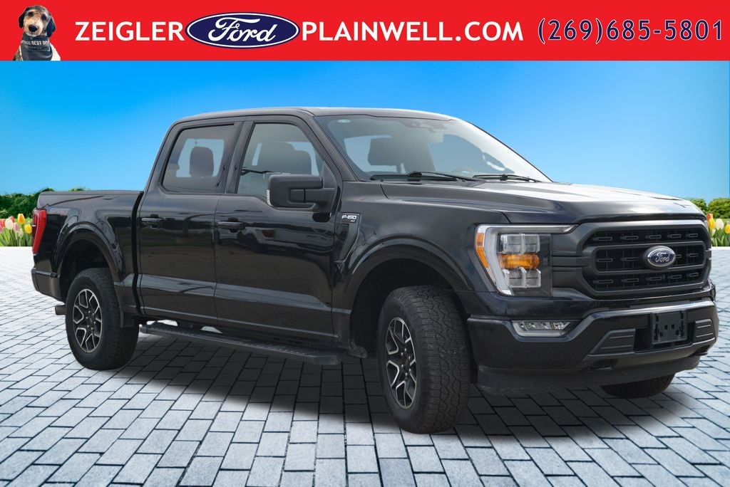2023 Ford F-150 XLT 4x4 Black Sport Appearance Pkg Twin Panel Roof Tow