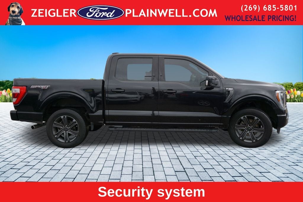 2023 Ford F-150 Lariat Sport Heated Cooled Leather Pano Roof Nav Trailer