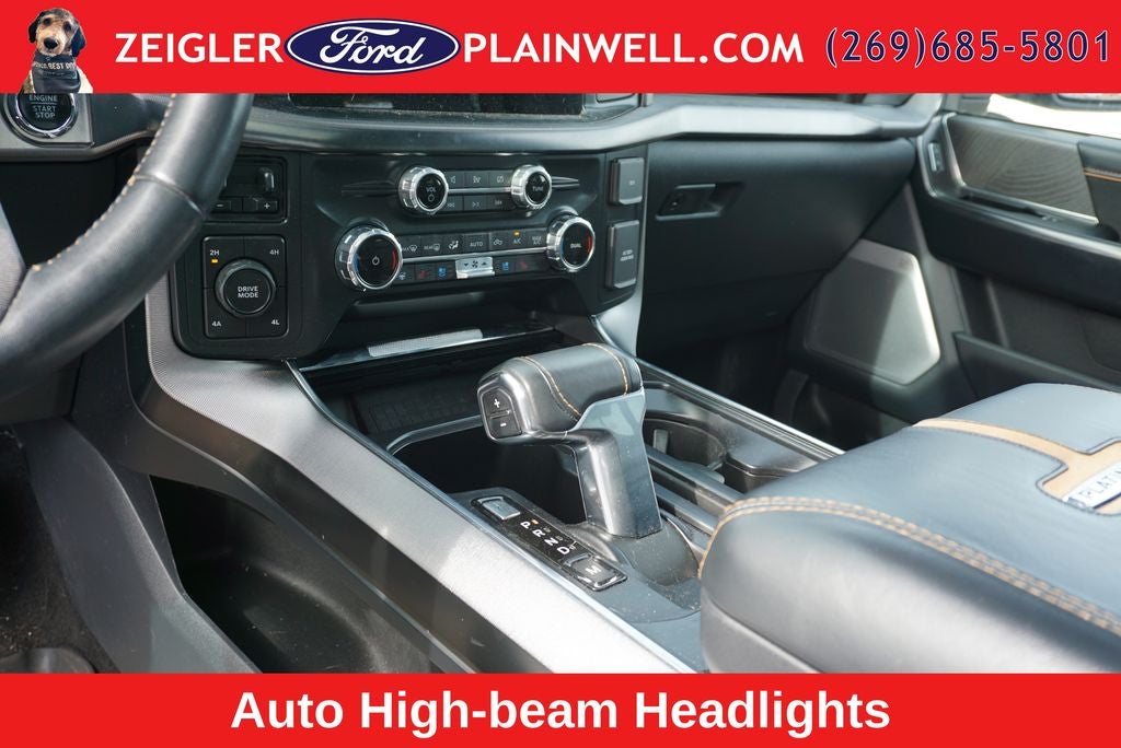 2022 Ford F-150 Platinum Twin Panel Roof Int Work Surface Tow Co-Pilot360 A